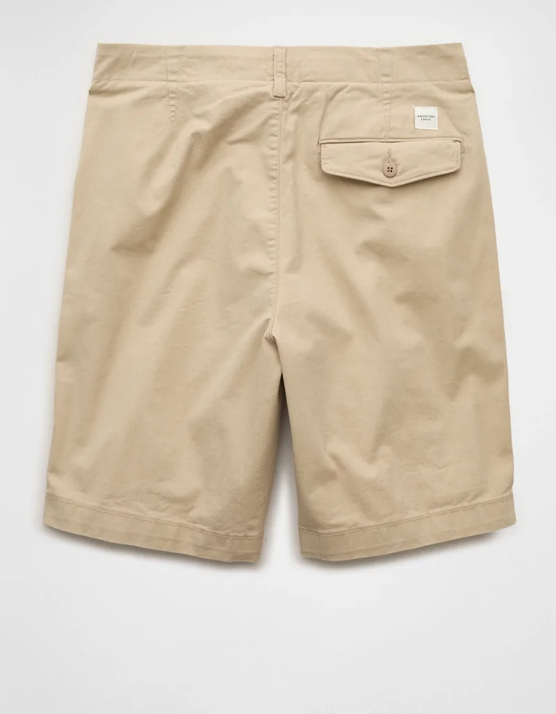 American Eagle  AE 10" Flex Loose Khaki Short for Men | Best Price UAE